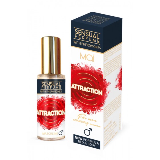 Parfum masculin aux phéromones 30ml - Attraction