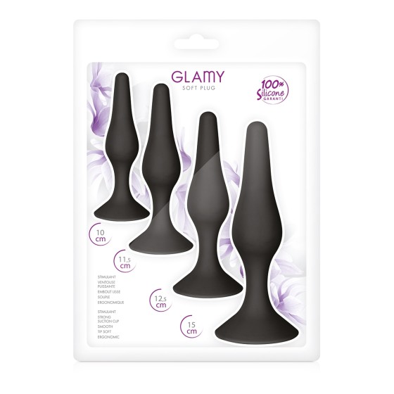 Coffret 4 soft plugs - Glamy