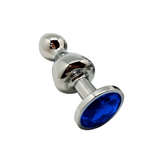 Plug bijou Lollypop bleu M - Wooomy