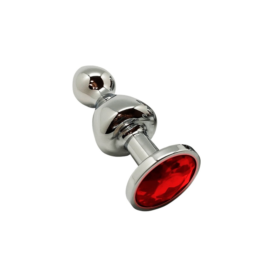 Plug bijou Lollypop rouge S - Wooomy