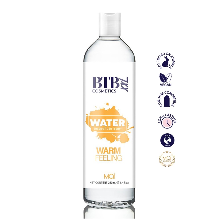 Lubrifiant chauffant base eau 250 ml - BTB Lubrifiant chauffant base eau 250 ml - BTB