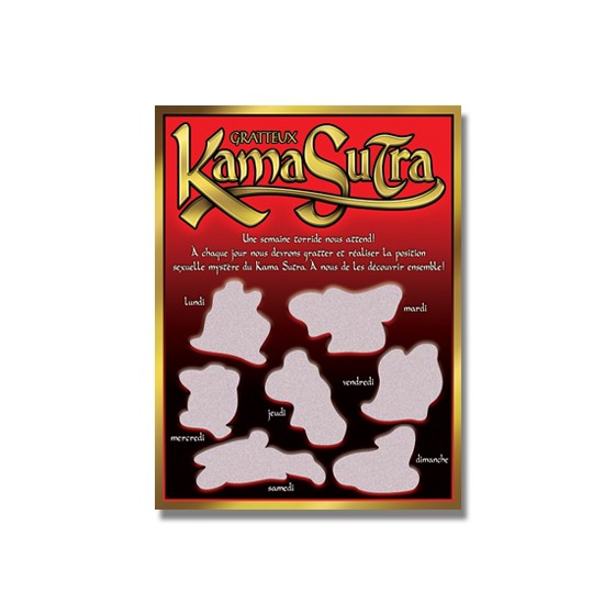 Carte à gratter Kama Sutra