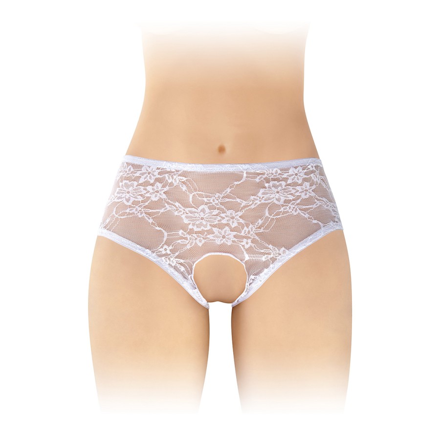 Culotte ouverte blanche Amanda - Fashion Secret Culotte ouverte blanche Amanda - Fashion Secret