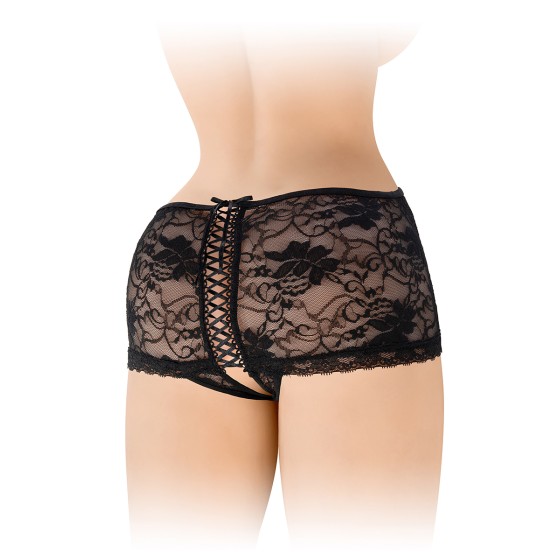 Shorty ouvert noir Cynthia - Fashion Secret