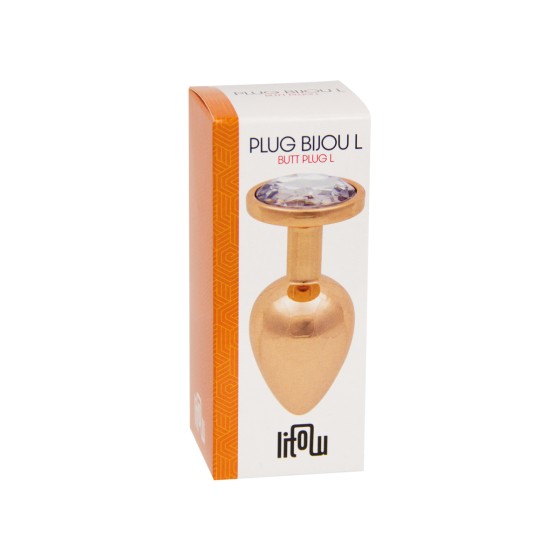 Plug bijou rose gold L - Litolu