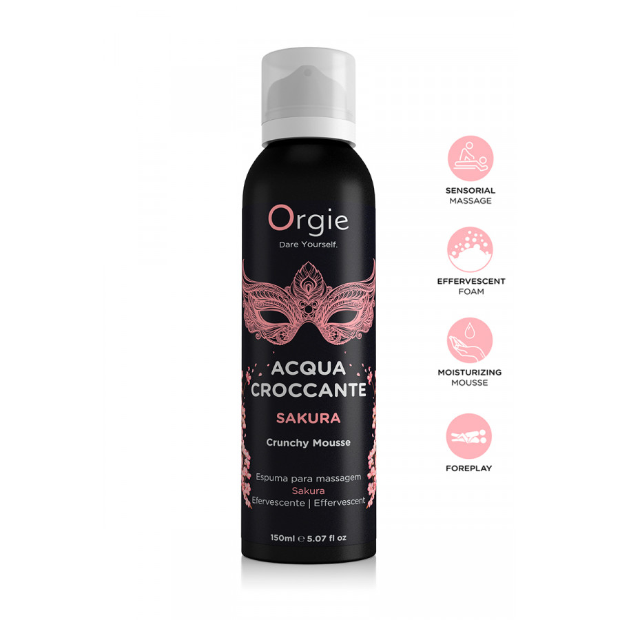 Mousse de massage effervescente Sakura 150ml Mousse de massage effervescente Sakura 150ml
