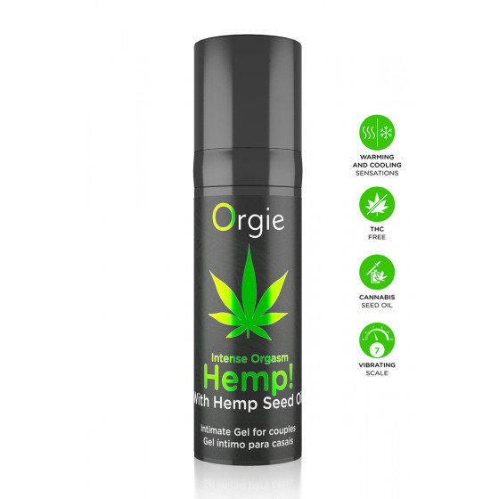 Gel intime dexcitation Hemp Intense Orgasm 15ml