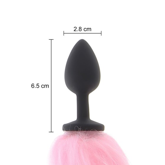 Plug anal Licorne avec queue lumineuse - Taboom