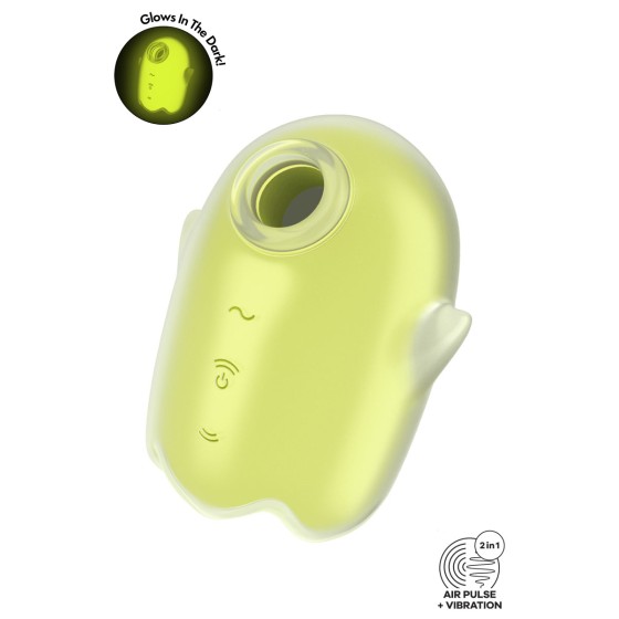 Stimulateur sans contact et vibrant Glowing Ghost yellow - Satisfyer