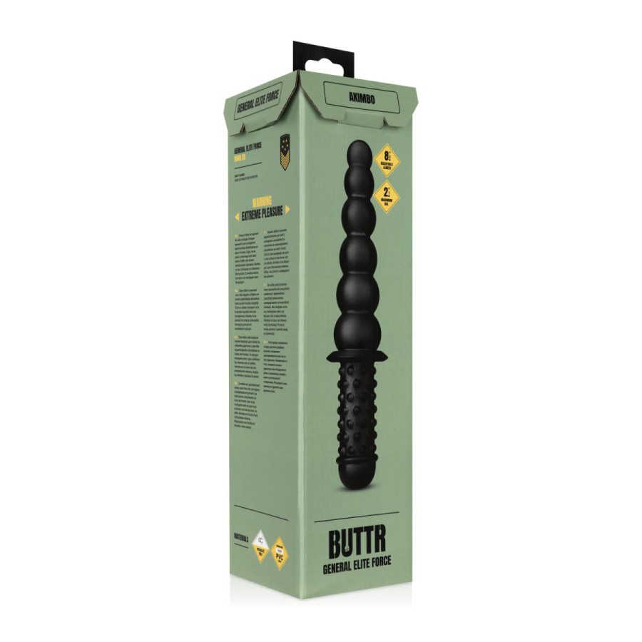 Double dildo anal Akimbo 35 x 5,3 cm - Buttr