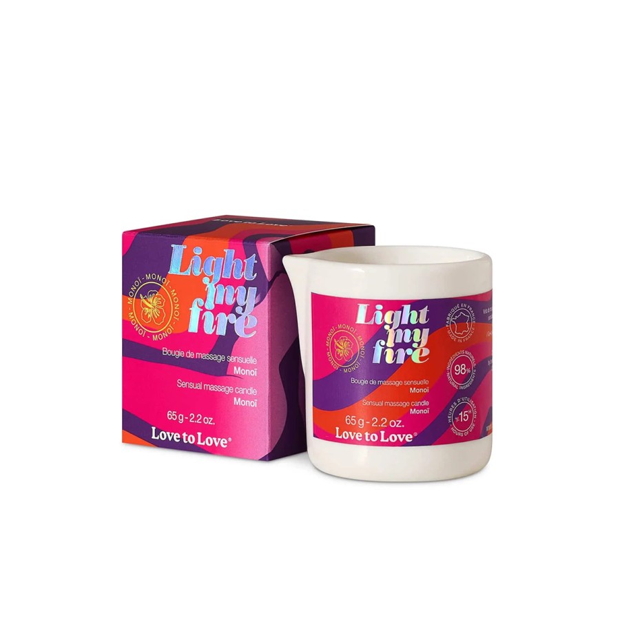 Bougie de massage Monoï - Love to Love