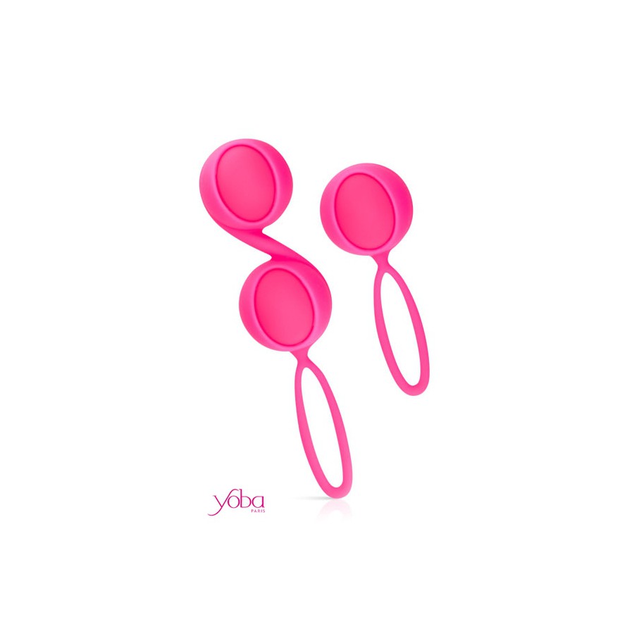 Kit 2 boules de Geisha Yoba - rose Kit 2 boules de Geisha Yoba - rose