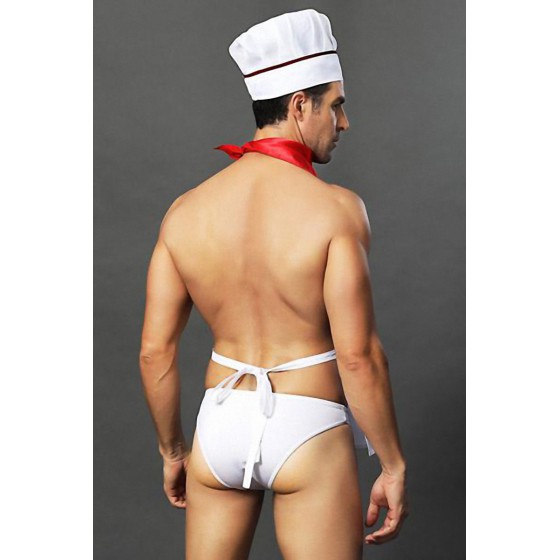 Tenue de cuisinier sexy - 4 pièces