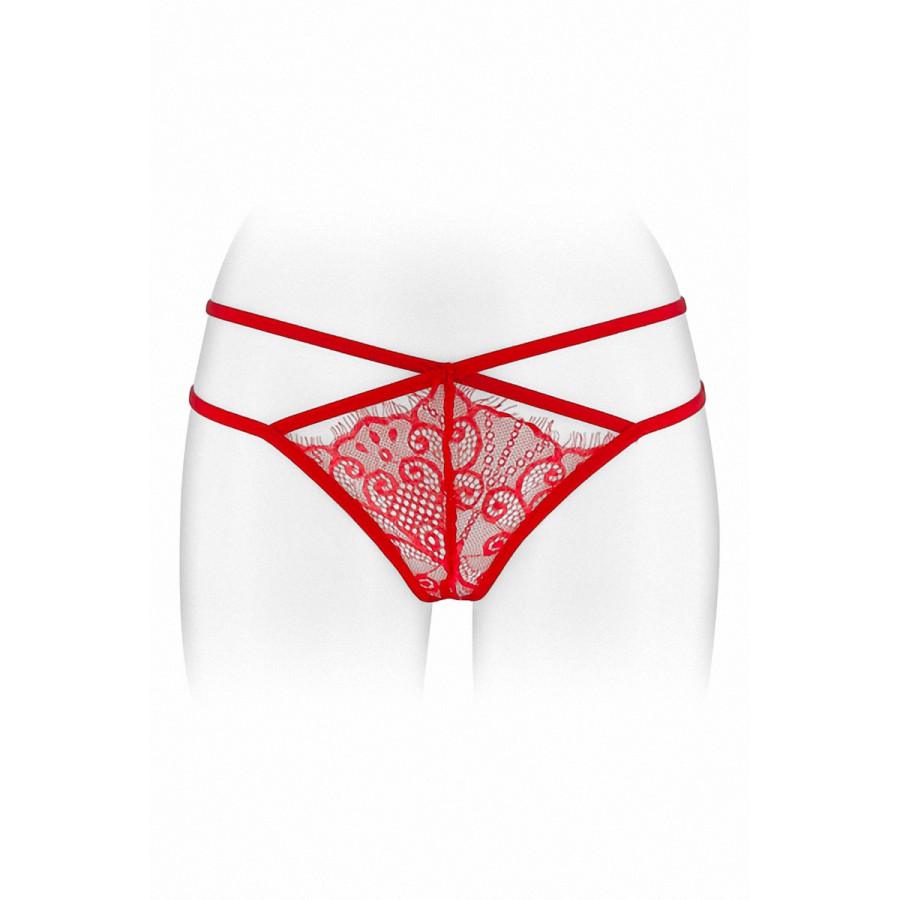 String ouvert Mylene - rouge String ouvert Mylene - rouge