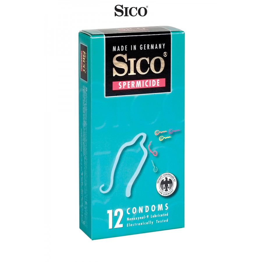 12 préservatifs Sico SPERMICIDE 12 préservatifs Sico SPERMICIDE