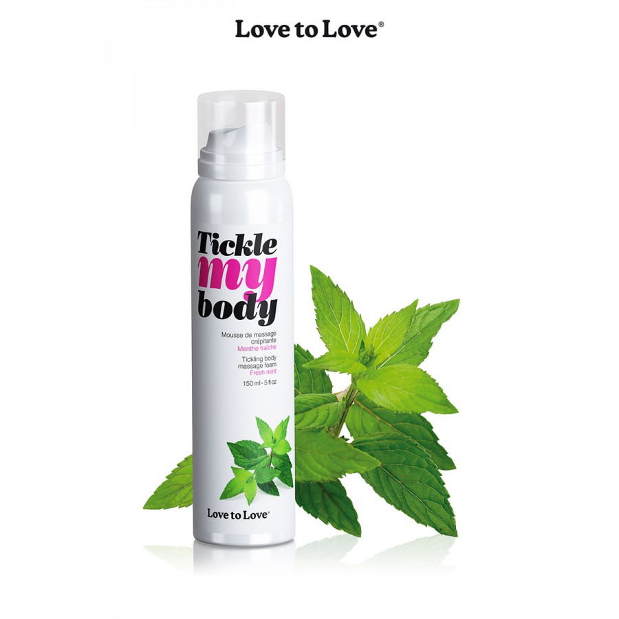 Mousse massage crépitante - menthe Mousse massage crépitante - menthe