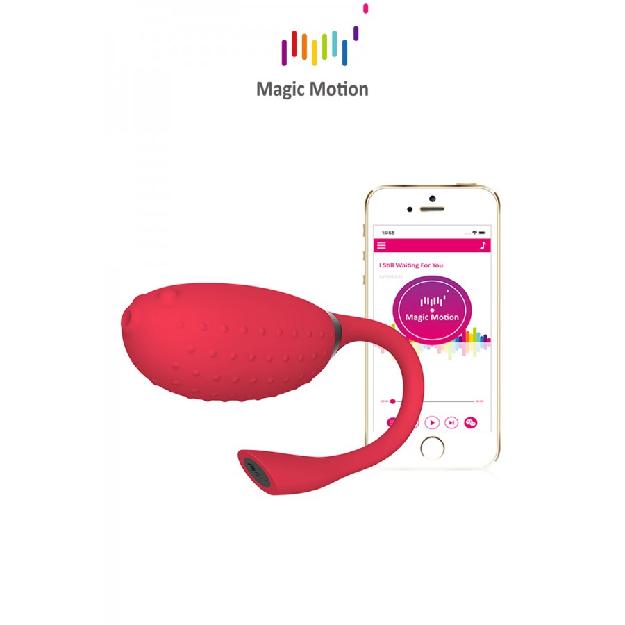 Oeuf vibrant connecté Magic Fugu rouge - Magic Motion Oeuf vibrant connecté Magic Fugu rouge - Magic Motion