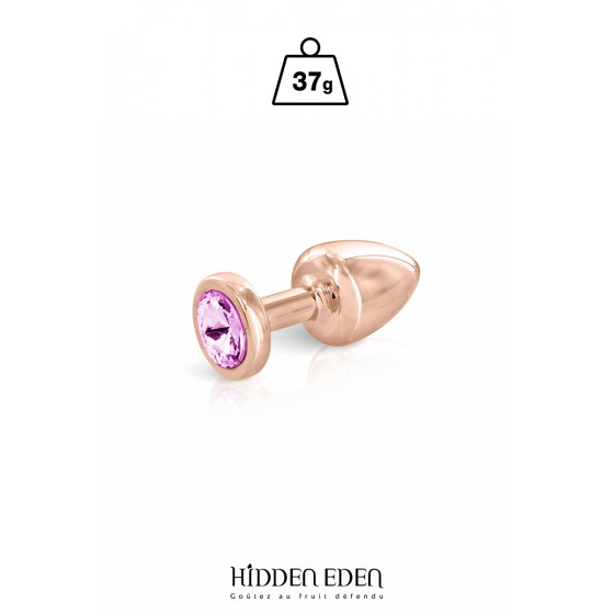 Plug bijou aluminium rose gold XS - Hidden Eden