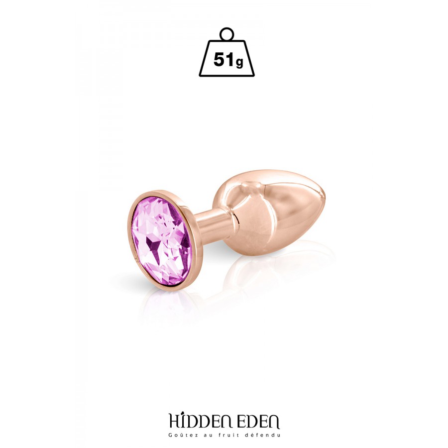 Plug bijou aluminium rose gold S - Hidden Eden Plug bijou aluminium rose gold S - Hidden Eden