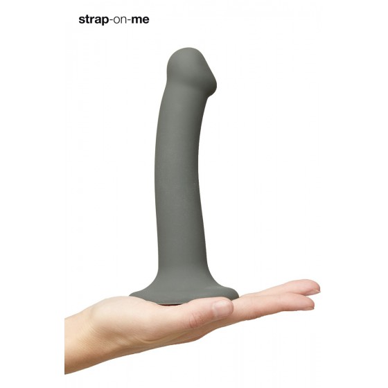 Dildo mono densité gris L - Strap On Me