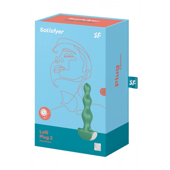 Plug anal vibrant Lolli Plug 2 vert - Satisfyer