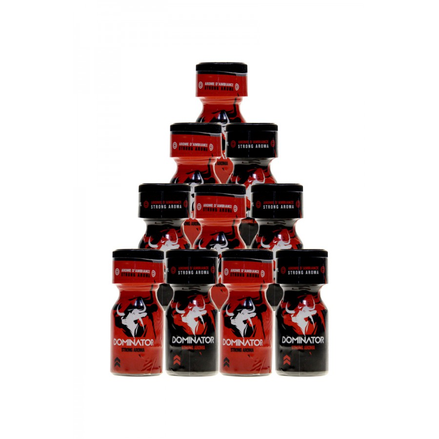 Pack 10 poppers Dominator 10ml Pack 10 poppers Dominator 10ml