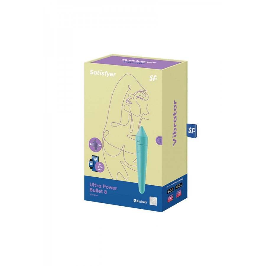 Ultra power bullet 8 turquoise - Satisfyer