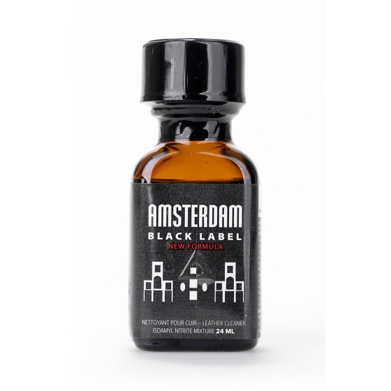 Poppers Amsterdam Black  label 24ml