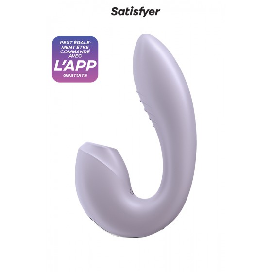 Double stimulateur connecté Sunray Lilas - Satisfyer