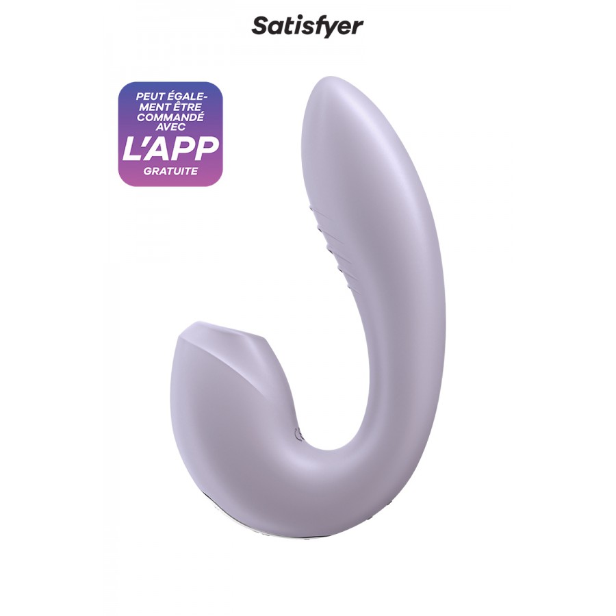 Double stimulateur connecté Sunray Lilas - Satisfyer