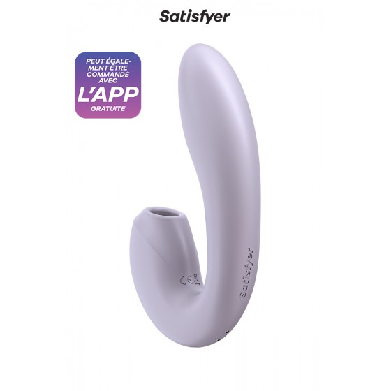 Double stimulateur connecté Sunray Lilas - Satisfyer