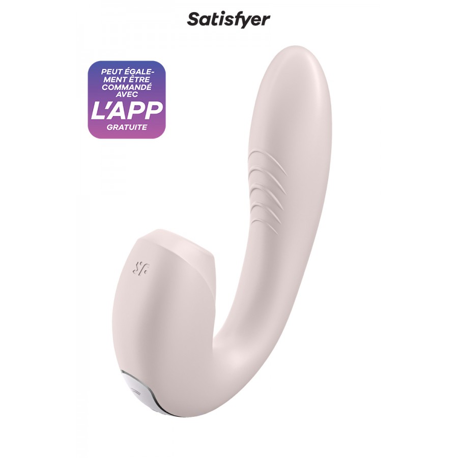 Double stimulateur connecté Sunray rose - Satisfyer