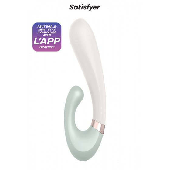 Vibro Rabbit Heat Wave menthe - Satisfyer