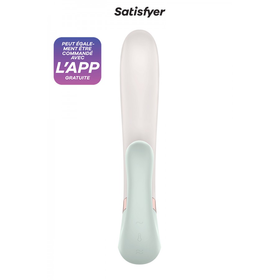 Vibro Rabbit Heat Wave menthe - Satisfyer