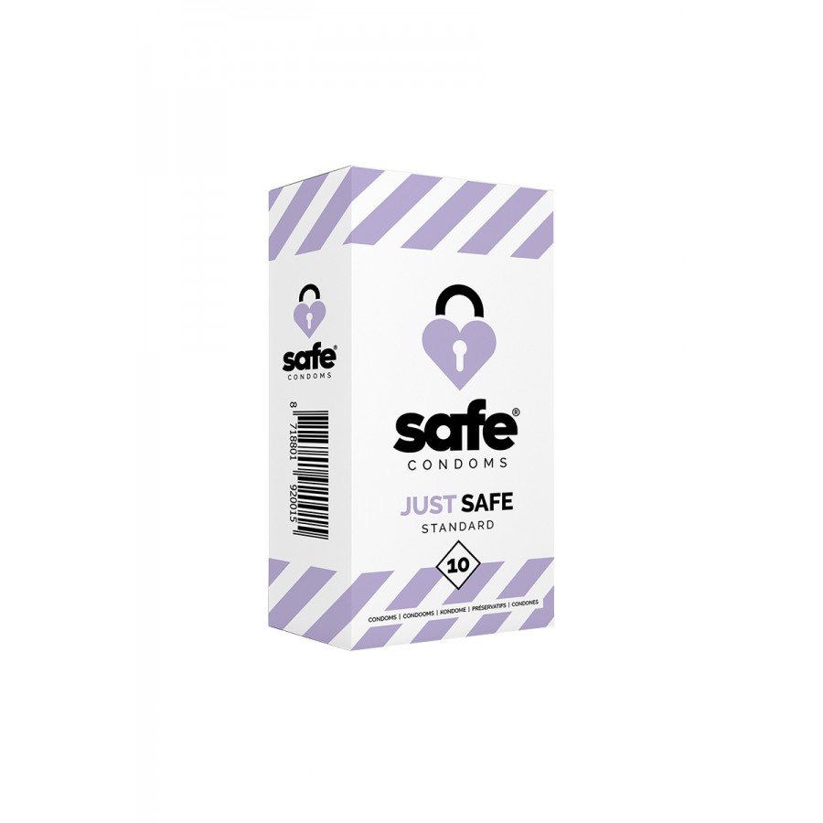 10 préservatifs Just Safe Standard 10 préservatifs Just Safe Standard