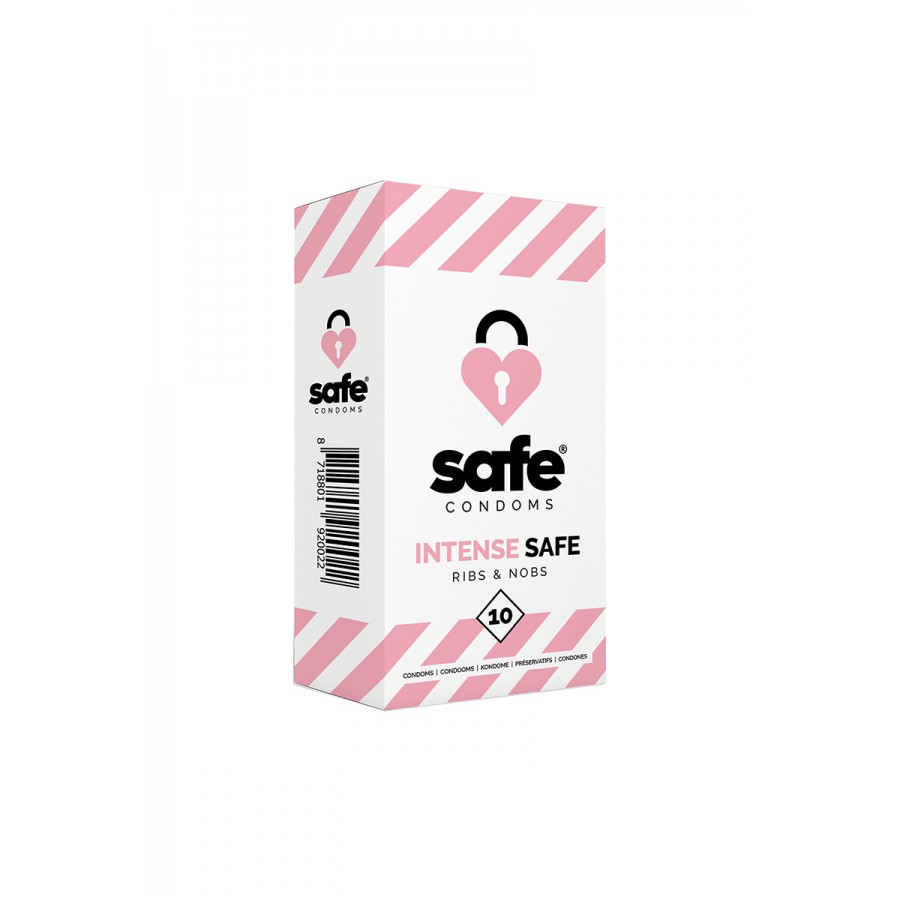 10 préservatifs Safe Intense