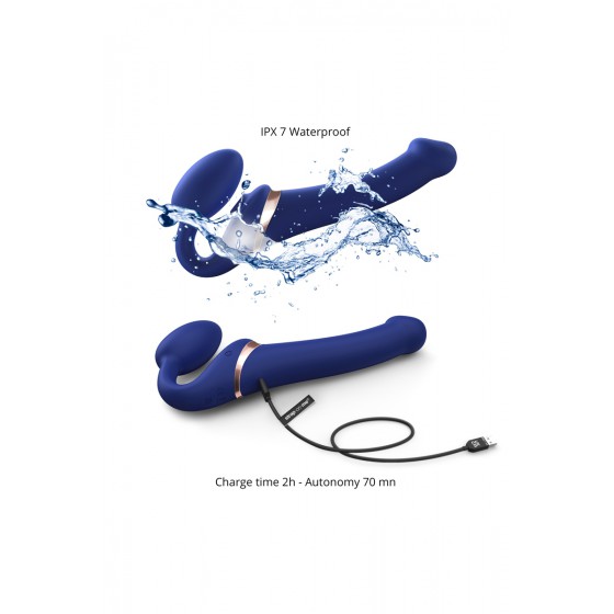 Strap-on-me Multi Orgasm bleu nuit XL