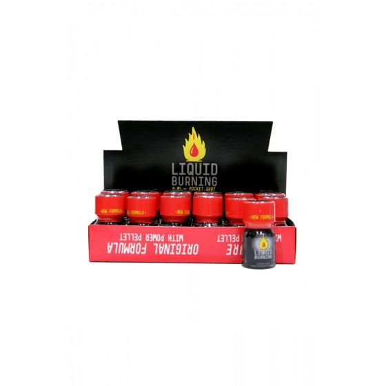 Box 18 poppers Liquid Burning 10ml